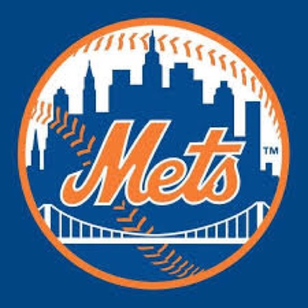 New York Mets Glll Women’s Tank Top Orange/Navy size Large - Picture 6 of 7